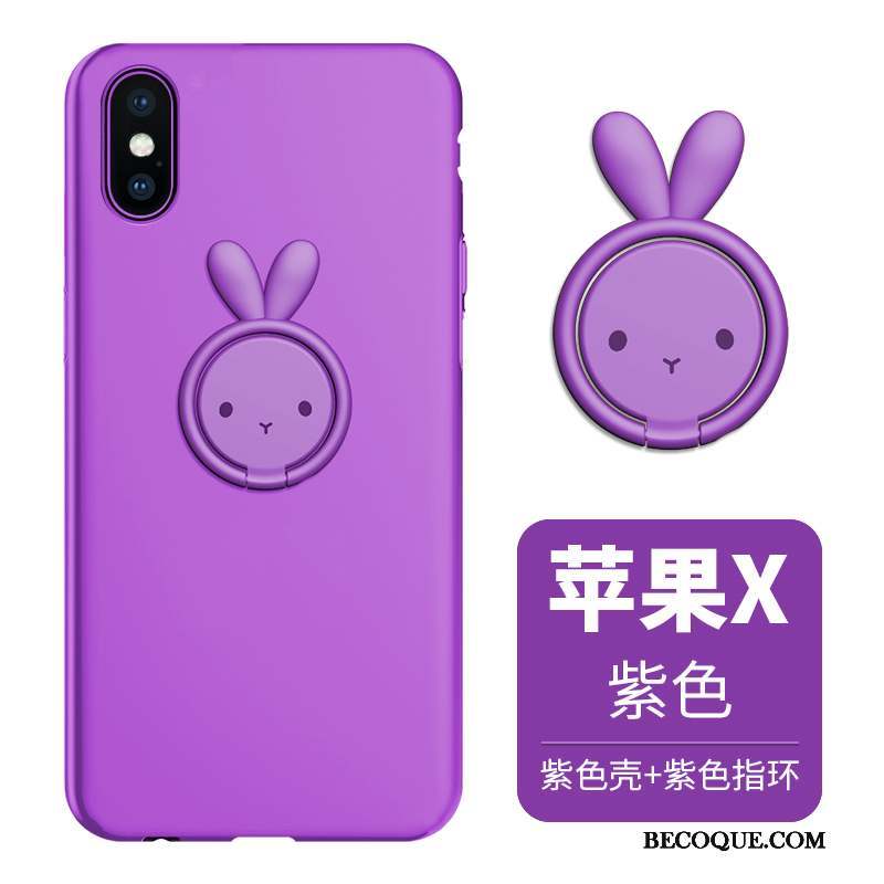 iPhone X Silicone Étui Coque De Téléphone Fluide Doux Délavé En Daim Support