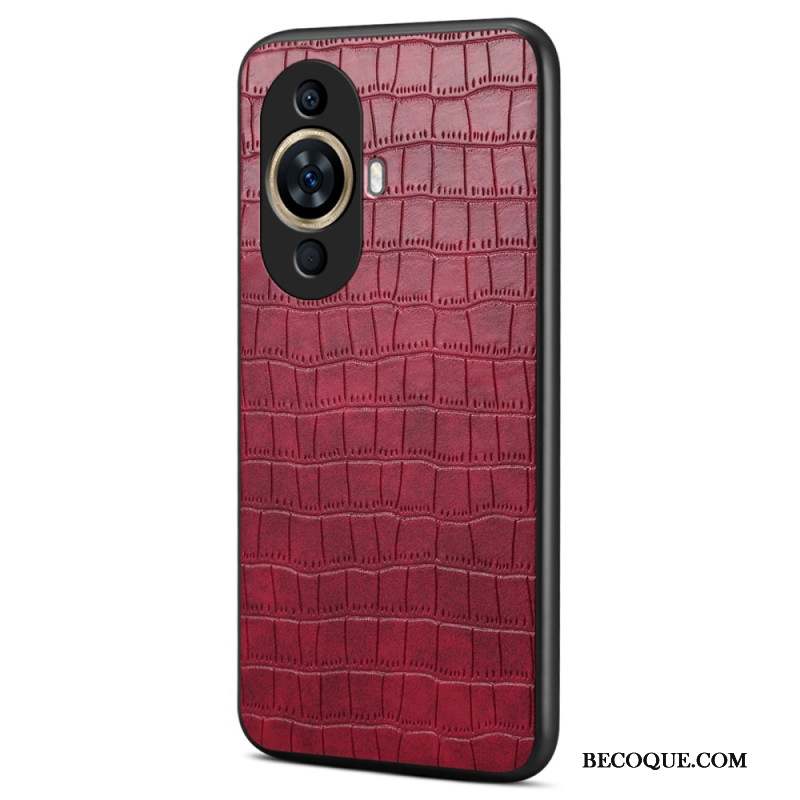 Coque Huawei Nova 12S Effet Crocodile