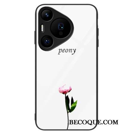 Coque Huawei Pura 70 Pro Verre Trempé Pivoine