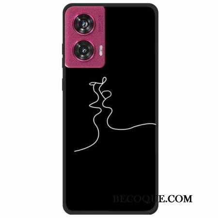 Coque Motorola Edge 50 Fusion Abstrait Bisous