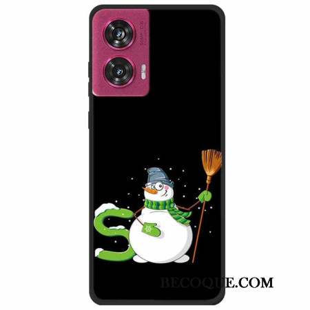 Coque Motorola Edge 50 Fusion Bonhomme de Neige