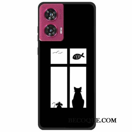 Coque Motorola Edge 50 Fusion Chat et Souris