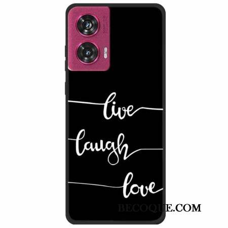 Coque Motorola Edge 50 Fusion Live Laugh Love