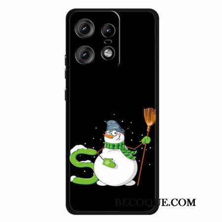 Coque Motorola Edge 50 Pro Bonhomme de Neige