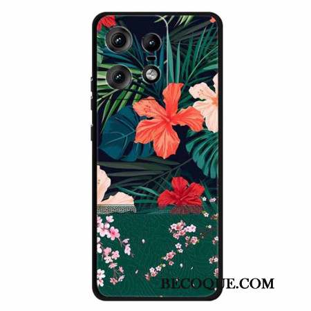 Coque Motorola Edge 50 Pro Fleurs