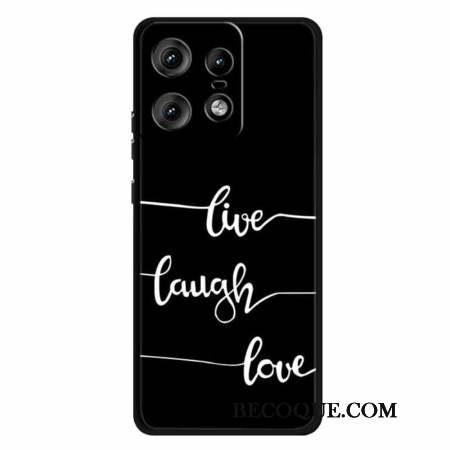 Coque Motorola Edge 50 Pro Live Laugh Love