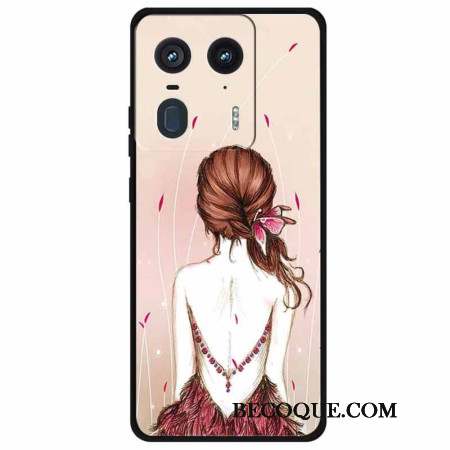 Coque Motorola Edge 50 Ultra Fille Esquisse