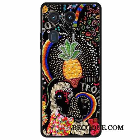 Coque Motorola Edge 50 Ultra Fleur d'Ananas