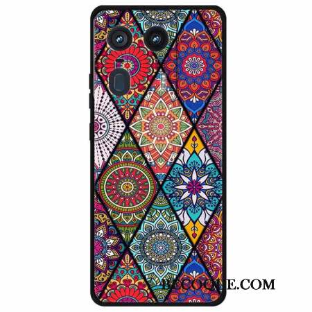 Coque Motorola Edge 50 Ultra Fleurs de Mandala