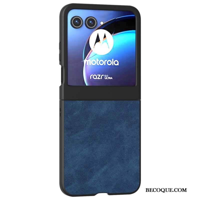 Coque Motorola Razr 50 5G Effet Cuir ABEEL