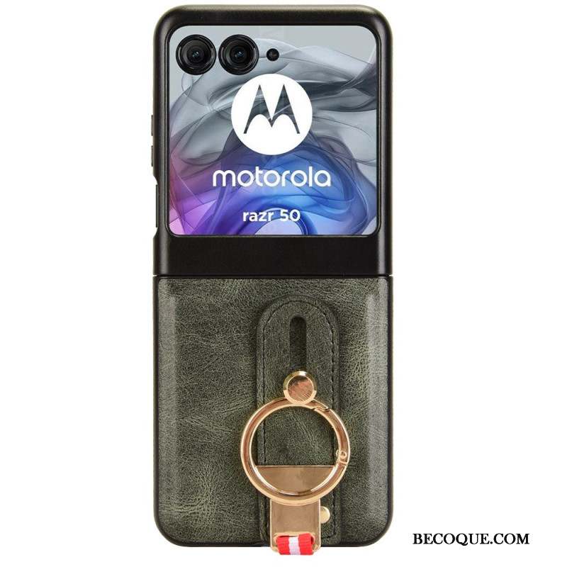 Coque Motorola Razr 50 5G Ouvre-Bouteille et Sangle