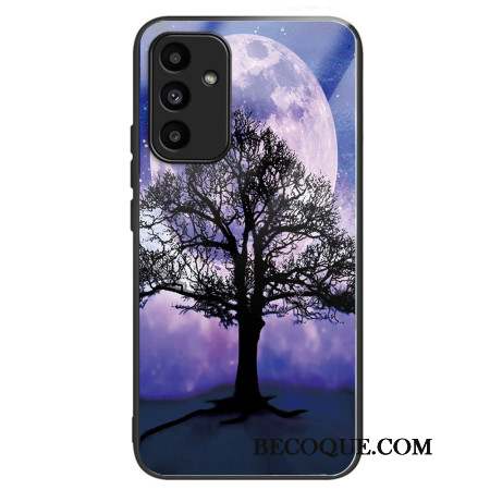 Coque Samsung Galaxy A15 5G / A15 Verre Trempé Arbre et Lune