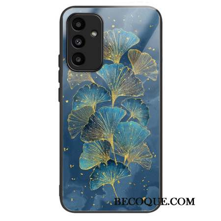 Coque Samsung Galaxy A15 5G / A15 Verre Trempé Feuilles de Ginkgo