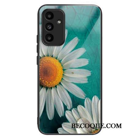 Coque Samsung Galaxy A15 5G / A15 Verre Trempé Marguerite