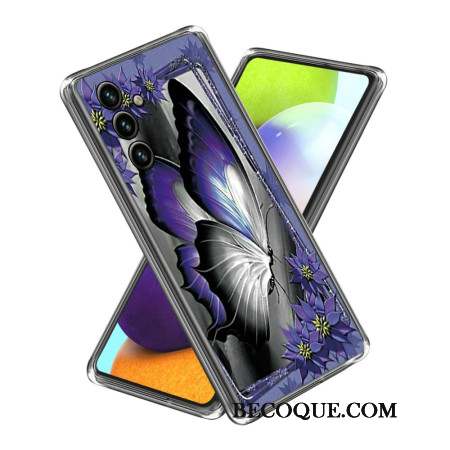 Coque Samsung Galaxy A15 Papillon Violet