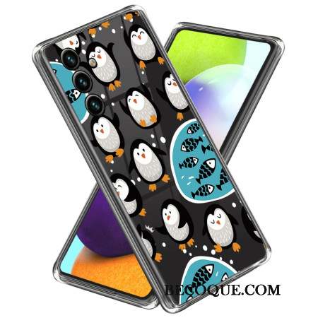 Coque Samsung Galaxy A55 5G Pingouins