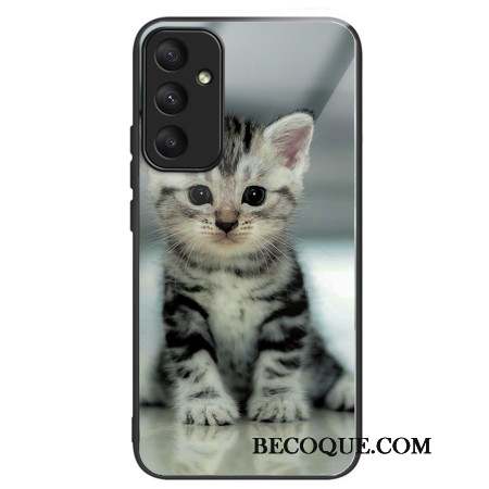 Coque Samsung Galaxy A55 5G Verre Trempé Chaton