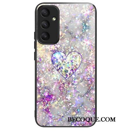 Coque Samsung Galaxy A55 5G Verre Trempé Cœur Brillant