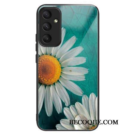 Coque Samsung Galaxy A55 5G Verre Trempé Marguerite