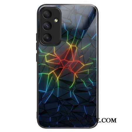 Coque Samsung Galaxy A55 5G Verre Trempé Motif Géométrique