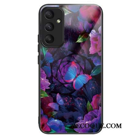 Coque Samsung Galaxy A55 5G Verre Trempé Papillons colorés