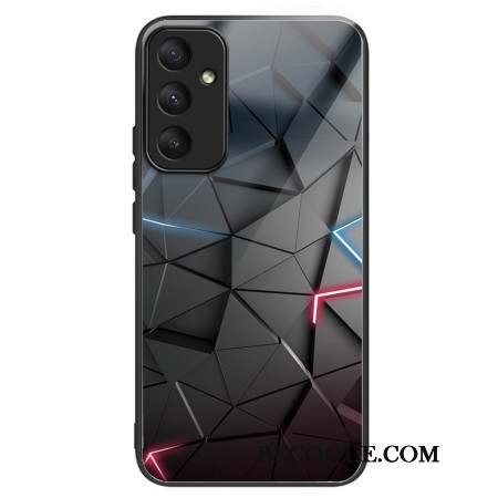 Coque Samsung Galaxy A55 5G Verre Trempé Triangles Noirs