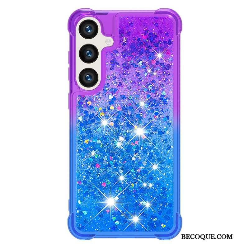 Coque Samsung Galaxy S24 5G Dégradé Paillettes