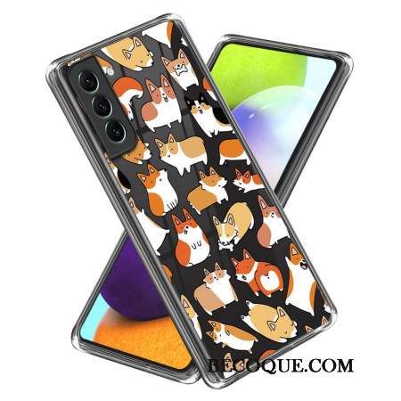 Coque Samsung Galaxy S24 5G Transparente Chiens