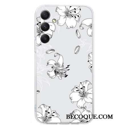 Coque Samsung Galaxy S24 FE Fleurs Blanches