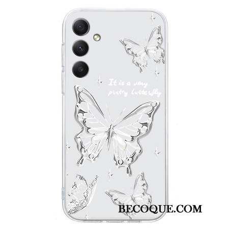 Coque Samsung Galaxy S24 FE Motif Papillon