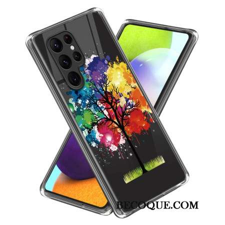 Coque Samsung Galaxy S24 Ultra 5G Arbre Coloré