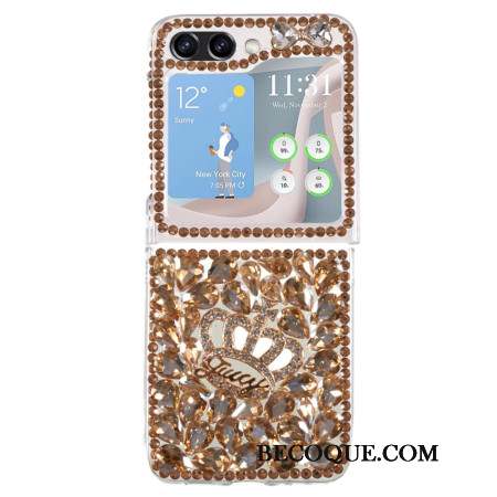 Coque Samsung Galaxy Z Flip 5 Breloques Couronne