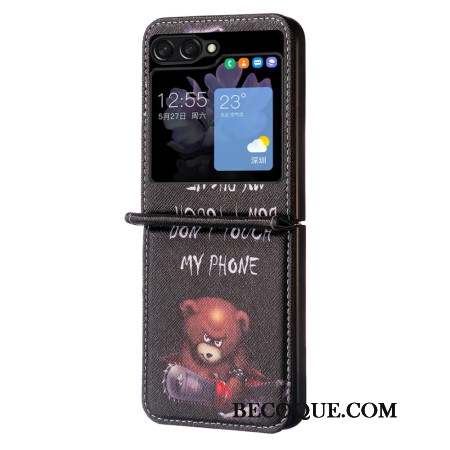 Coque Samsung Galaxy Z Flip 5 Ours Dangereux