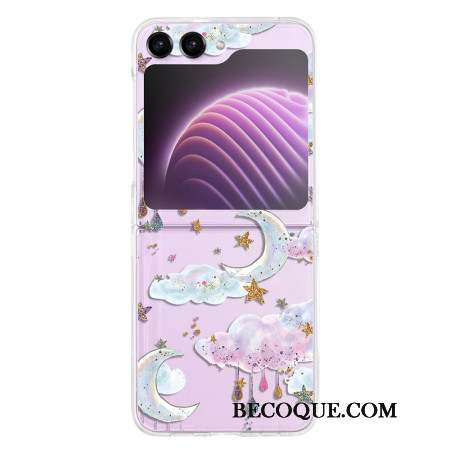 Coque Samsung Galaxy Z Flip 5 Transparente Ciel