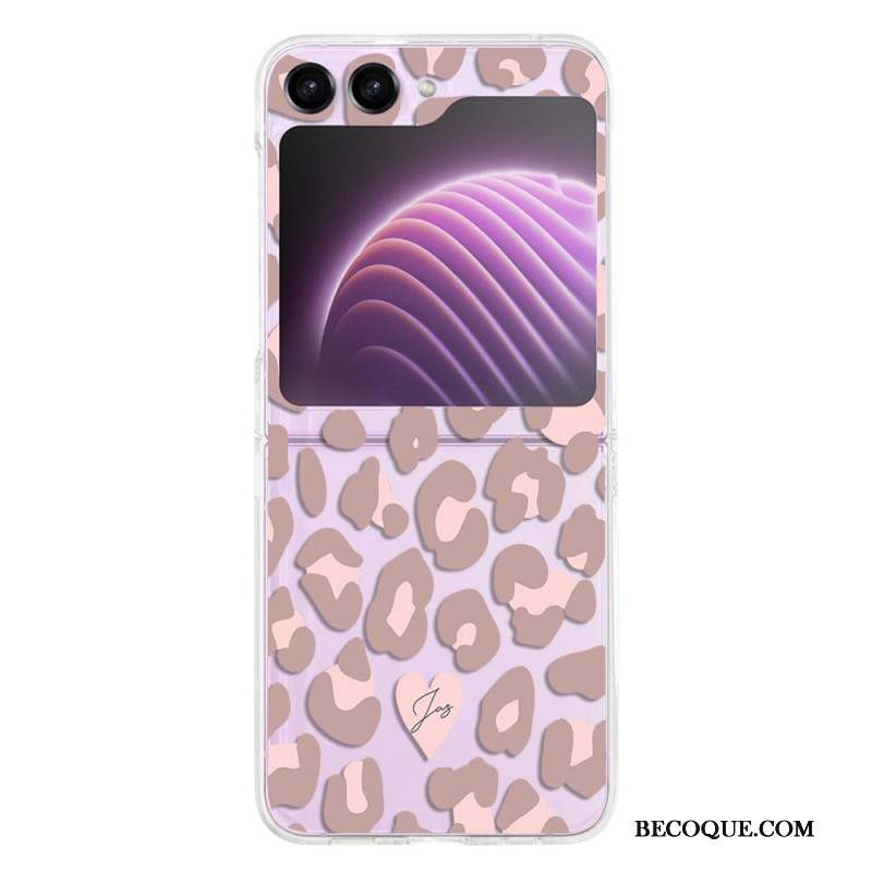 Coque Samsung Galaxy Z Flip 5 Transparente Empreintes