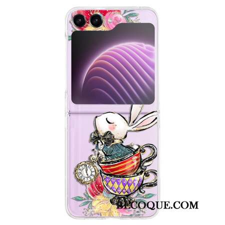 Coque Samsung Galaxy Z Flip 5 Transparente Lapin