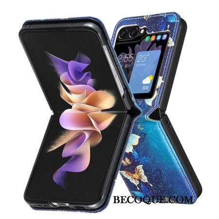 Coque Samsung Galaxy Z Flip 6 Papillons dorés