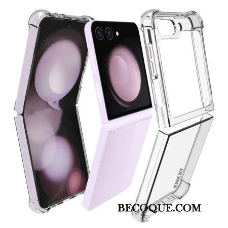 Coque Samsung Galaxy Z Flip 6 Transparente Coins Renforcés ENKAY