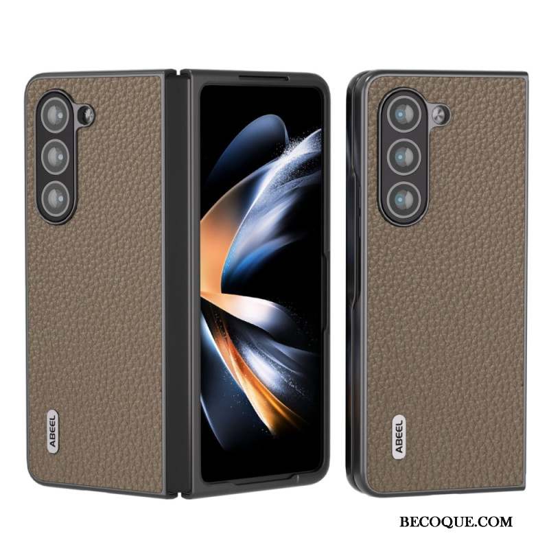 Coque Samsung Galaxy Z Fold 5 Classique Cuir ABEEL