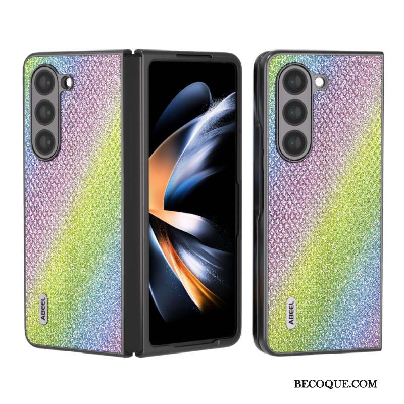 Coque Samsung Galaxy Z Fold 5 Simili Cuir ABEEL