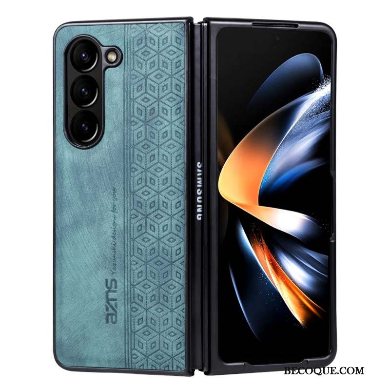 Coque Samsung Galaxy Z Fold 5 Simili Cuir AZNS