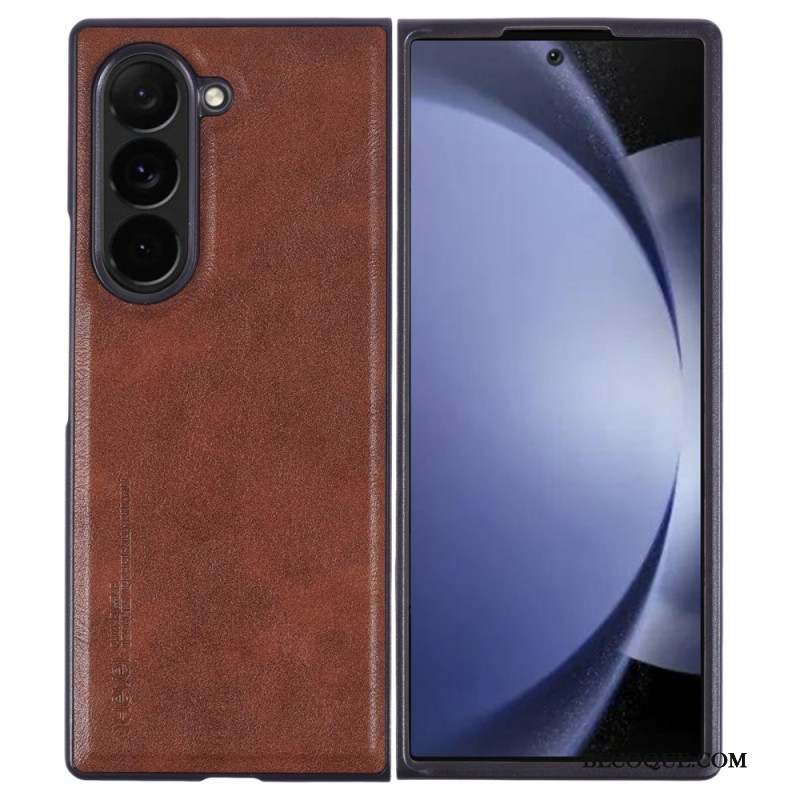 Coque Samsung Galaxy Z Fold 6 Simili Cuir X-LEVEL