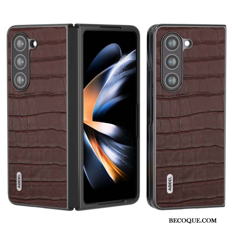 Coque Samsung Galaxy Z Fold 6 Texture Crcodile ABEEL