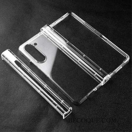 Coque Samsung Galaxy Z Fold 6 Transparente 3 Pièces