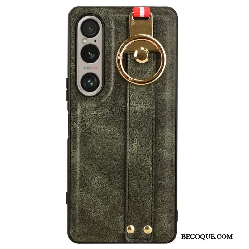 Coque Sony Xperia 1 VI Sangle et Anneau