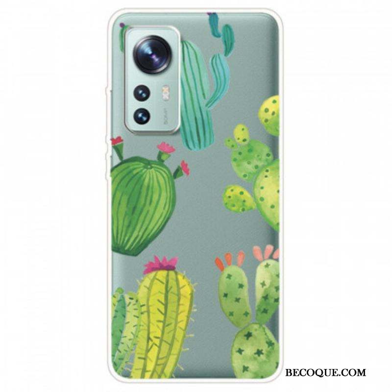 Coque  Xiaomi 12 / 12X  Cactus Aquarelle