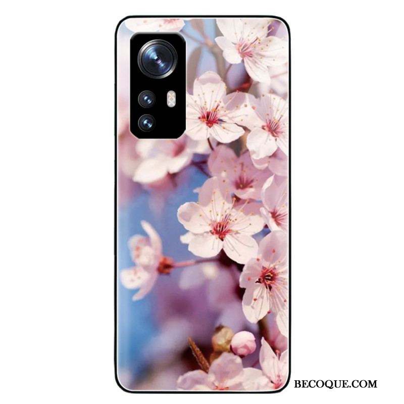 Coque  Xiaomi 12 / 12X  Verre Trempé Fleurs Réalistes