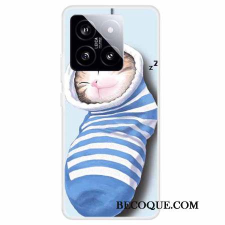 Coque Xiaomi 14 Chaussettes et Chat