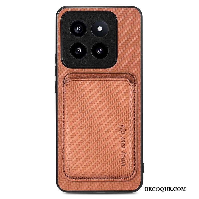 Coque Xiaomi 14 Pro Porte-Cartes Magnétique Détachable