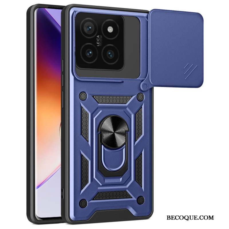 Coque Xiaomi 14T Protection Camera Coulissante et Support